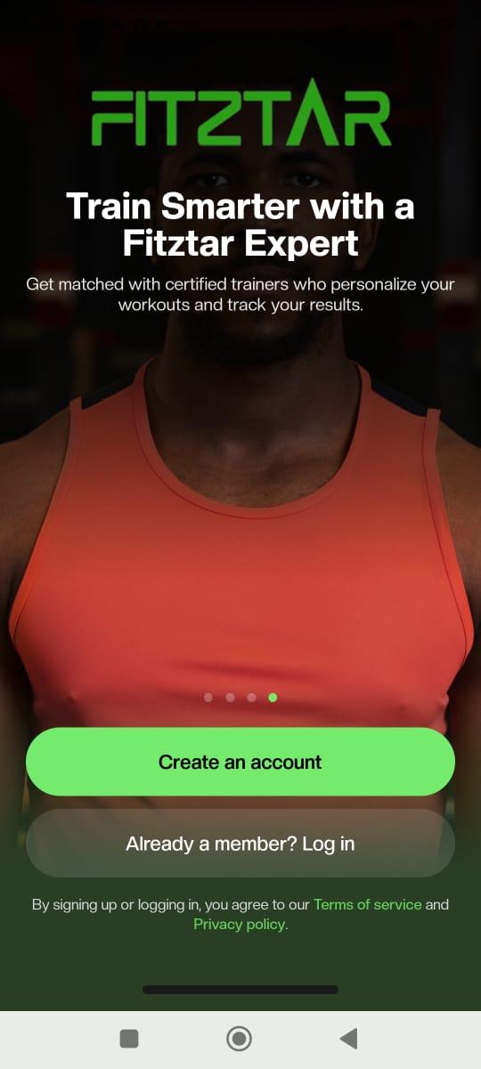 Fitztar App Screenshot 2